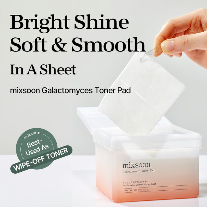 MIXSOON] Galactomyces Toner Pad [60 Sheets]