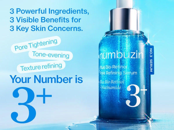 Numbuzin No. 3 Blue Bio-Retinol Pore Refining Serum 30ml