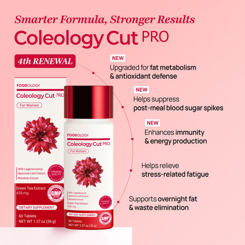 Foodology – Coleology Cut Pro for Woman, Green Tea Extract