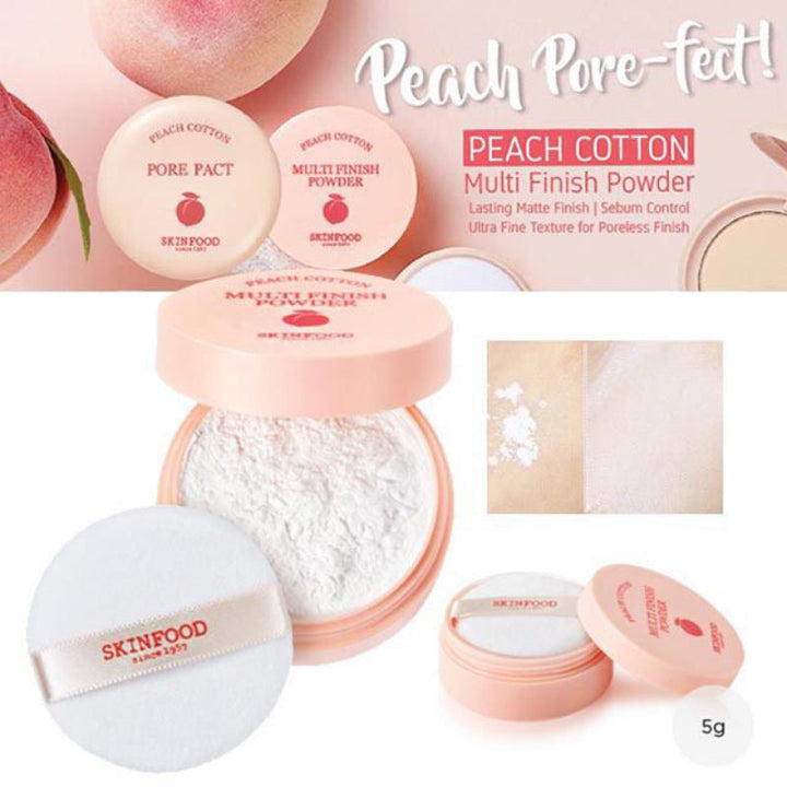 Peach Cotton multi finish powder Skinfood