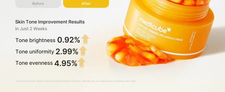 Medicube Kojic Acid Turmeric Vita Capsule Cream