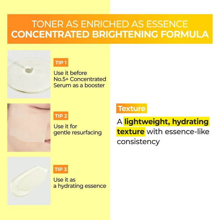 Numbuzin Glutathione Vitamin Concentrated Toner