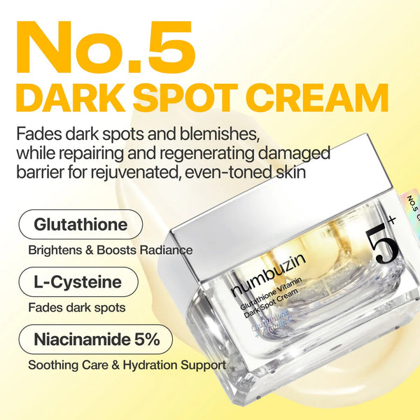 Numbuzin Glutatione Vitamin Dark Spot Cream