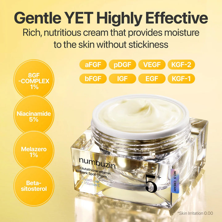 Numbuzin Glutatione Vitamin Dark Spot Cream