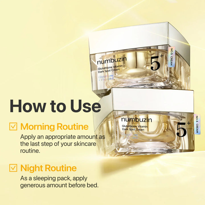 Numbuzin Glutatione Vitamin Dark Spot Cream
