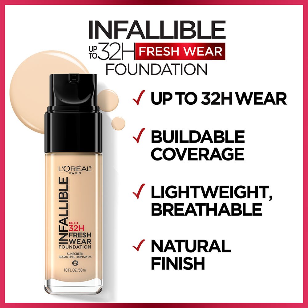 LÓreal Paris Infallible Fresh Wear Foundation + Vitamin C