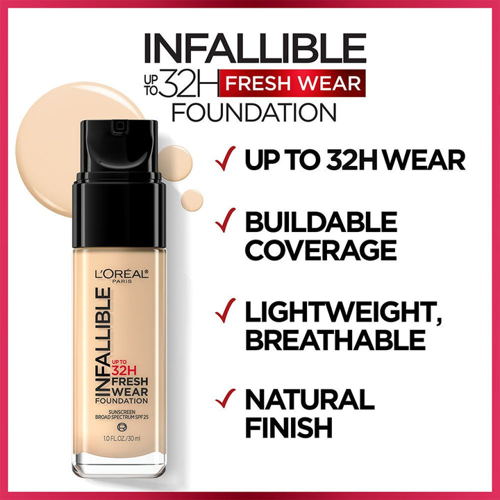 LÓreal Paris Infallible Fresh Wear Foundation + Vitamin C