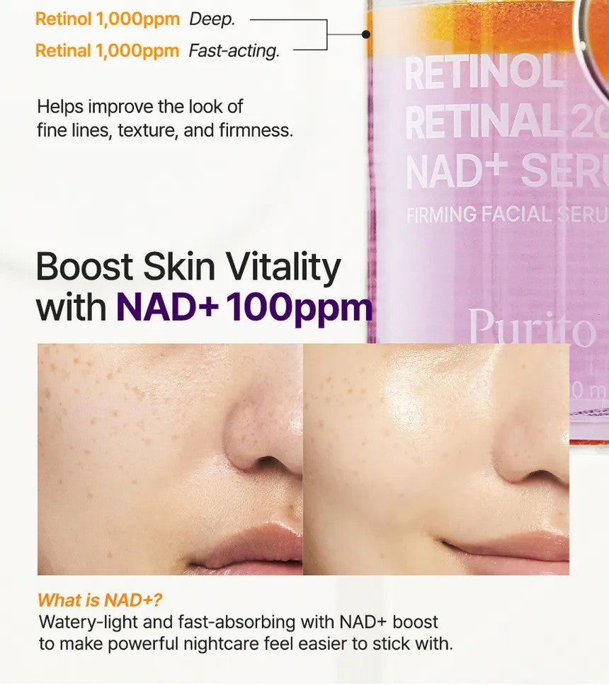 Purito Retinol Retinal 2000 NAD+SERUM