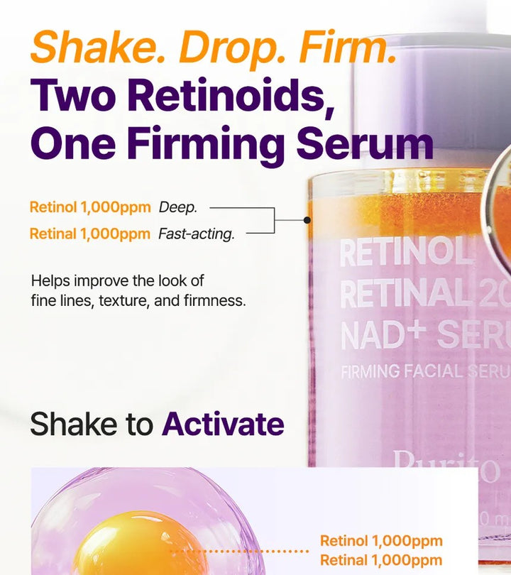 Purito Retinol Retinal 2000 NAD+SERUM