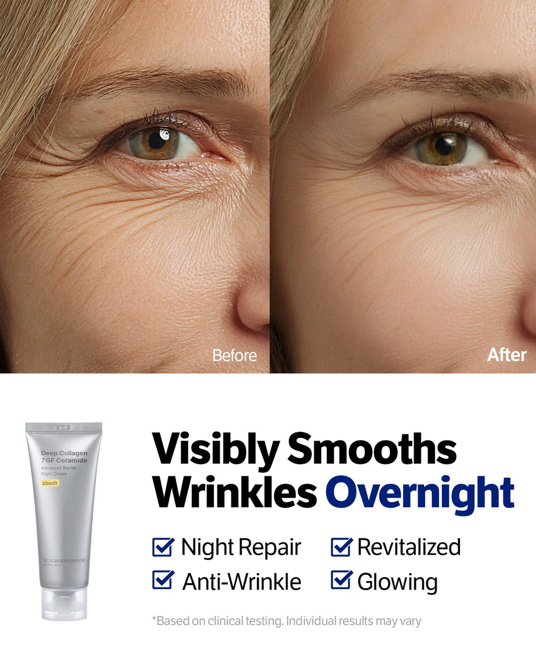 SUNGBOON EDITOR - Deep Collagen 7 GF Ceramide Advanced Barrier Night Cream
