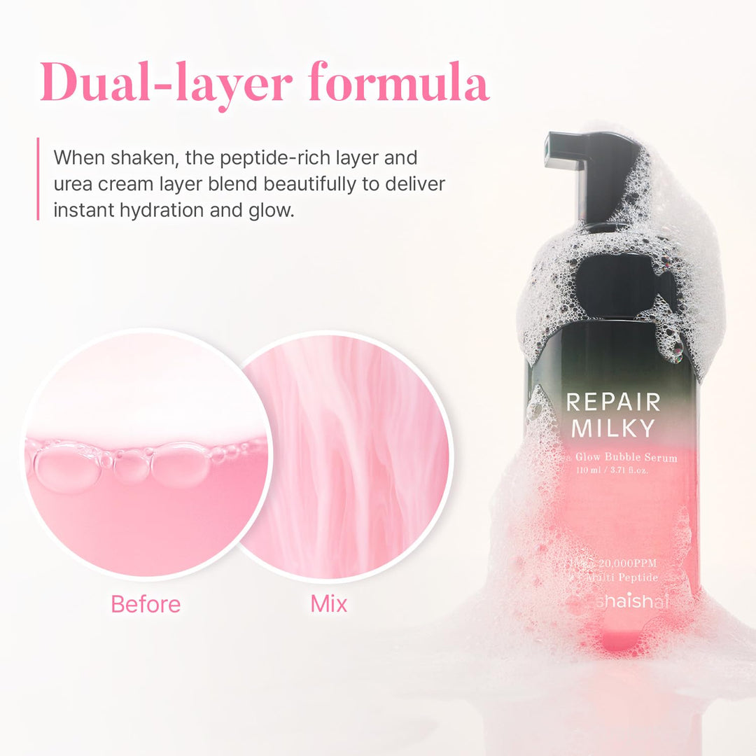 SHAISHAISHAI- Repair Milky Urea Glow Bubble Serum