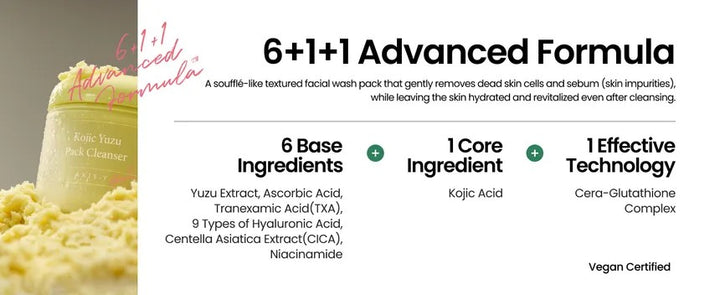 Axis-Y Kojic Yuzu Pack Cleanser