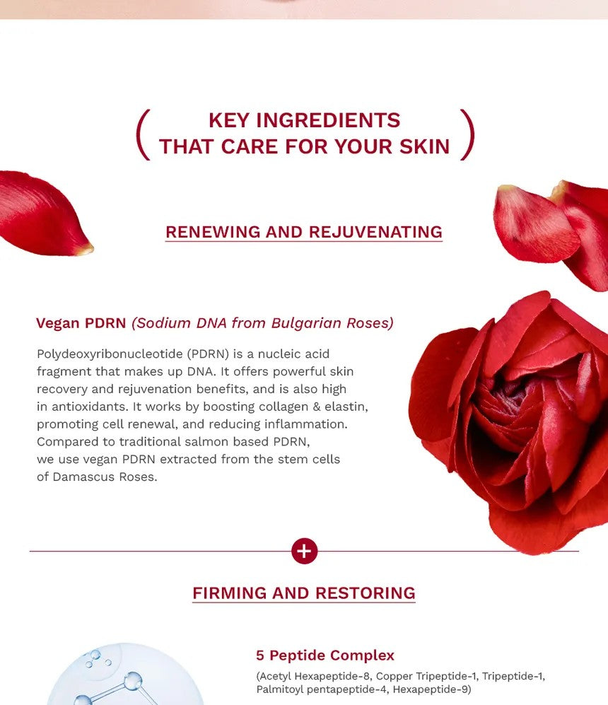 Haruharu Wonder Rose PDRN Peptide Glowy Balm