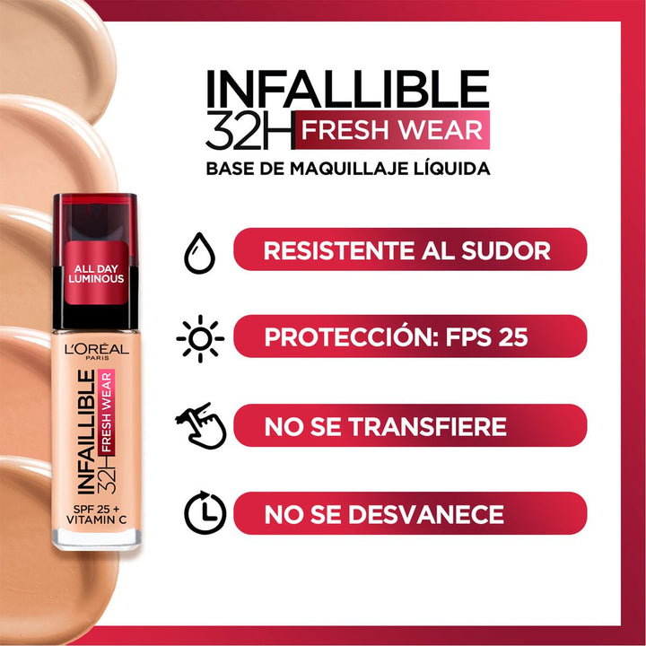 L'Oréal infallible fresh wear foundation