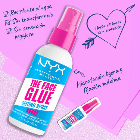 NYX the face glue spray fijador