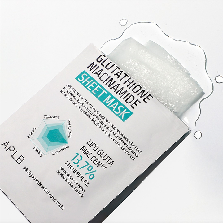 APLB - Glutathione Niacinamide Sheet Mask - 25ml unidad