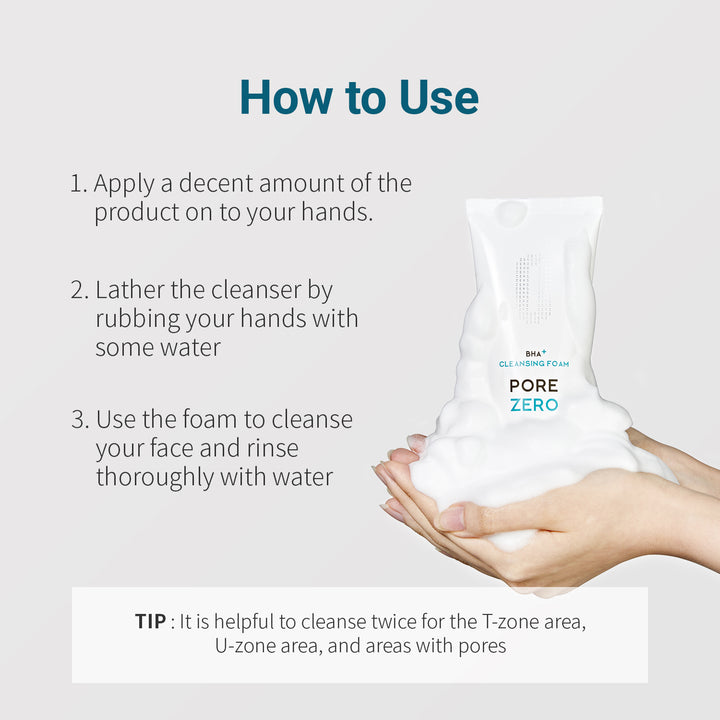 Be The Skin- BHA+ Cleansing Foam Pore Zero Willow-BHA 1%