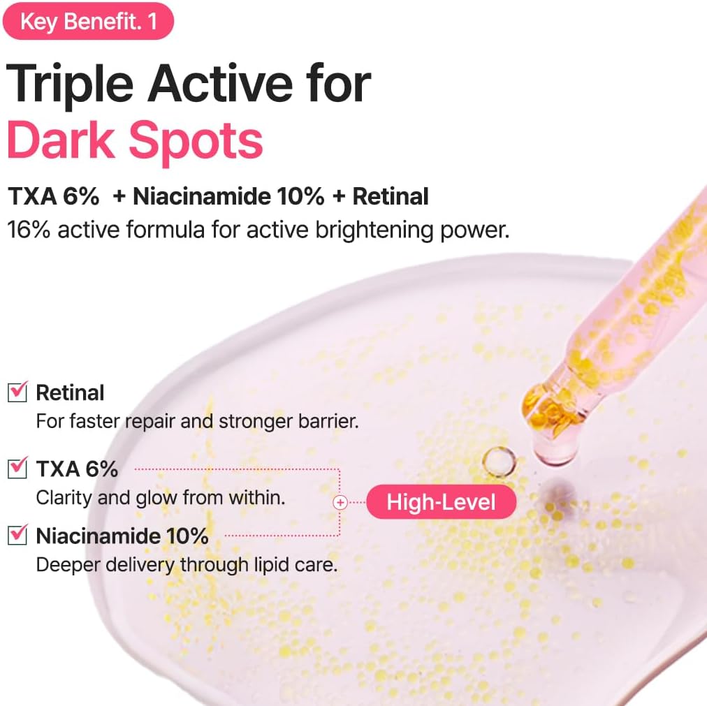 PURITO SEOUL TXA 6 Niacinamide 10 Retinal Serum 30ml