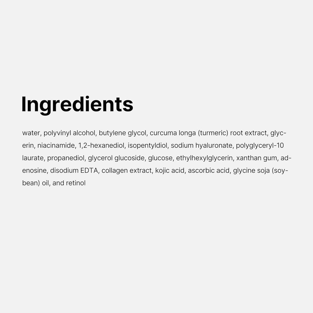 Medicube KOJIC ACID TURMERIC NIGHT WRAPPING MASK