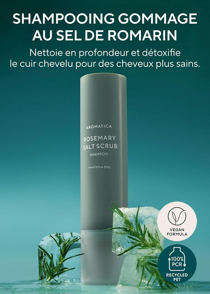 Rosemary Salt Scrub Shampoo 300g