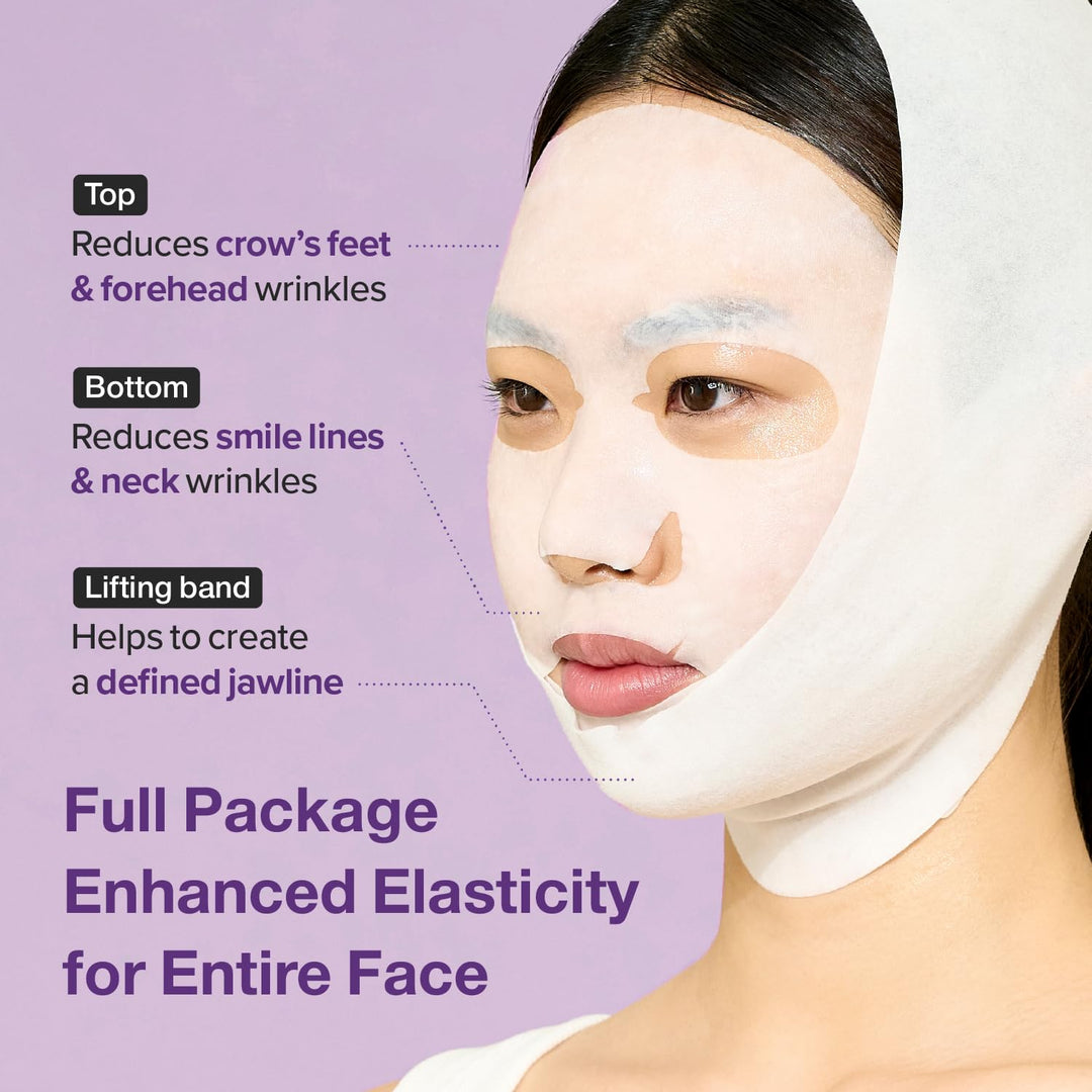 Numbuzin (4 EA) Mascarilla facial reafirmante de cobertura completa NAD Bio No.9 (+GWP)