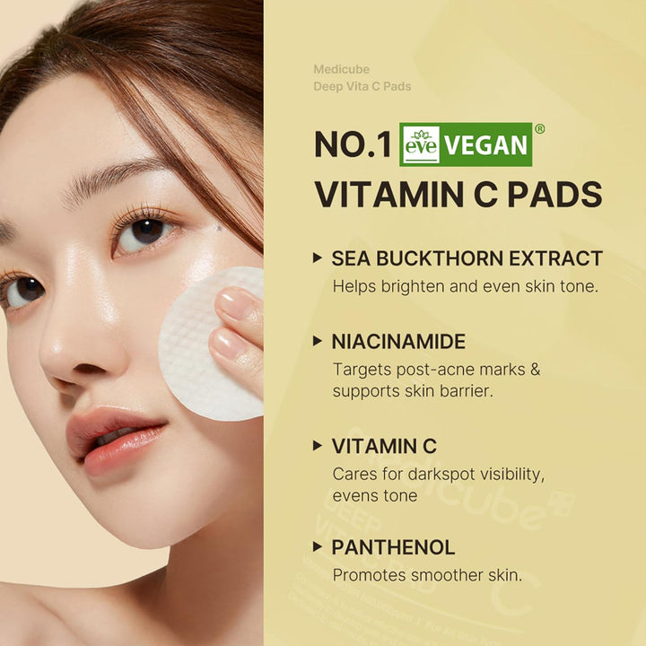 Medicube Deep Vita C toner pads