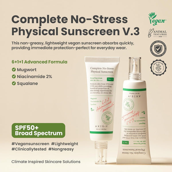 AXIS - Y - Complete No-Stress Physical Sunscreen (V3)