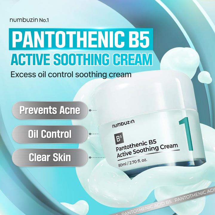 Numbuzin No. 1 Pantothenic B5 Soothing Cream 80ml