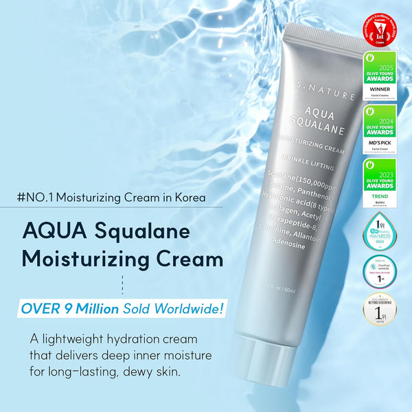 S.NATURE - Aqua Squalane Moisturizing Cream