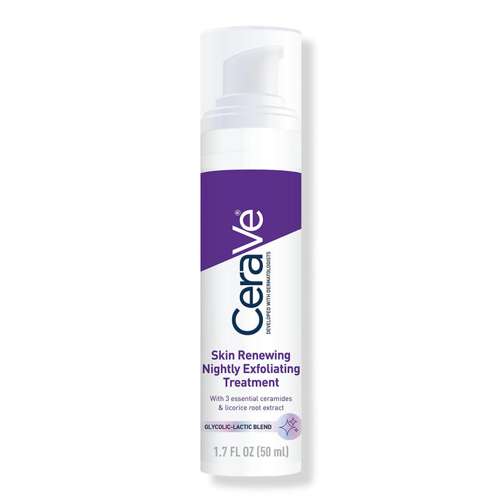 Tratamiento exfoliante nocturno renovador de la piel cerave