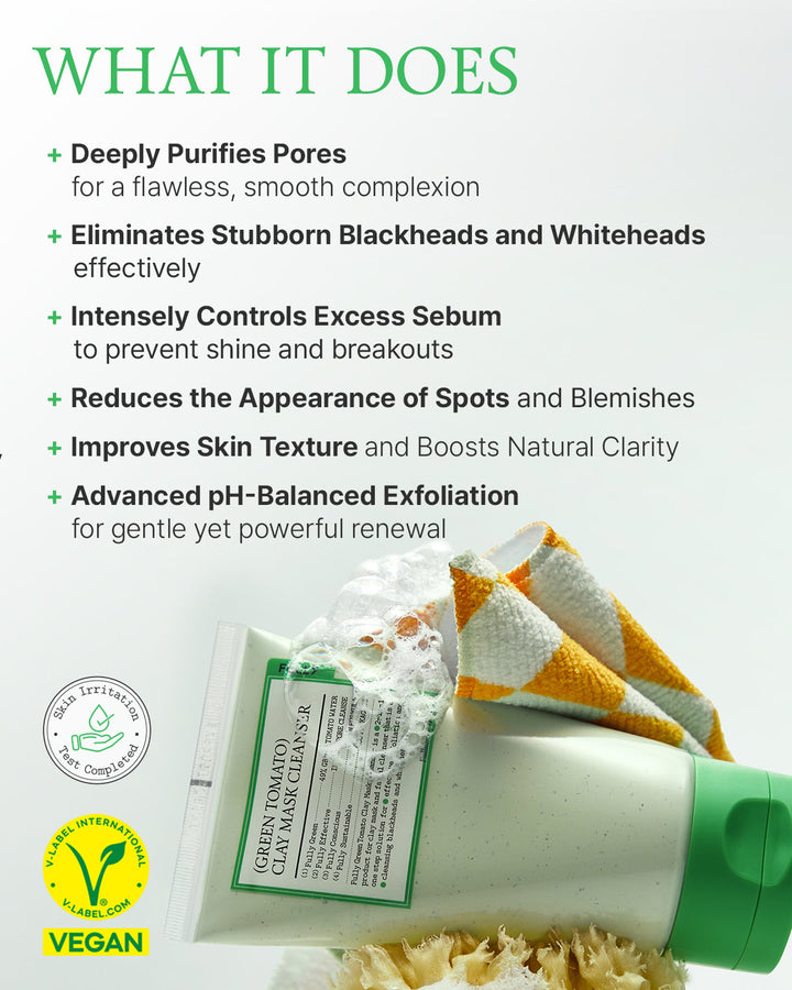 FULLY] Green Tomato Clay Pack Cleanser 120ml
