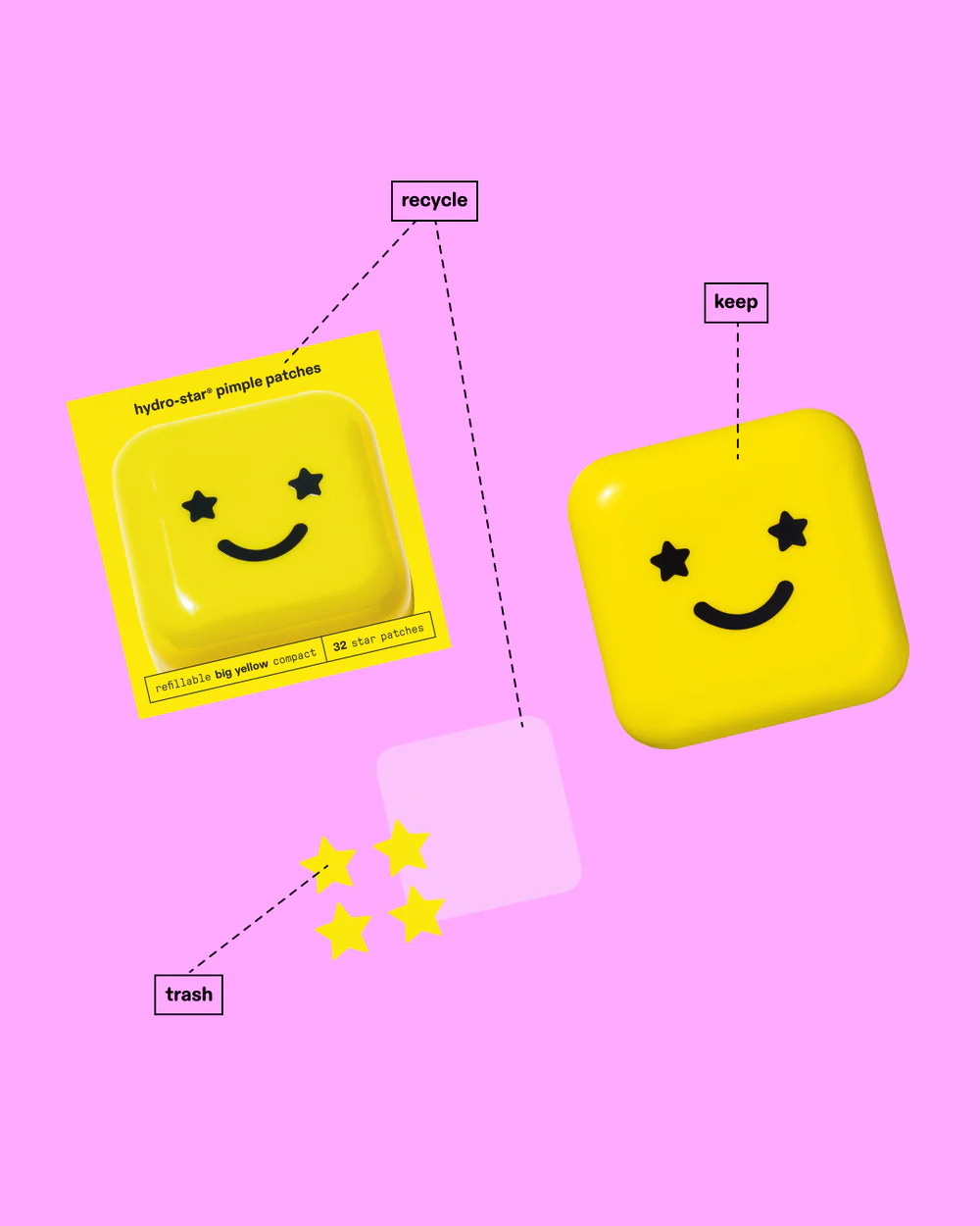 Starface hydro stars + case