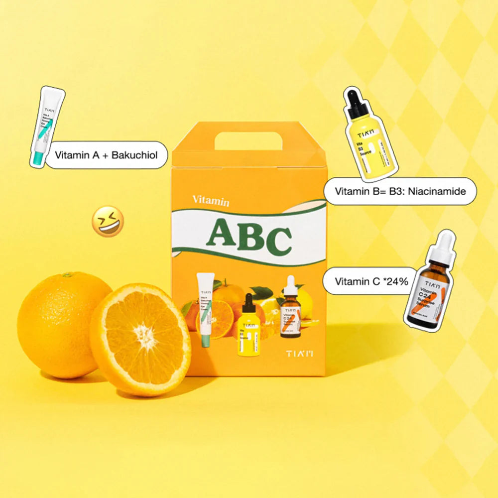 Tiam Vitamin ABC (set de 3 productos)