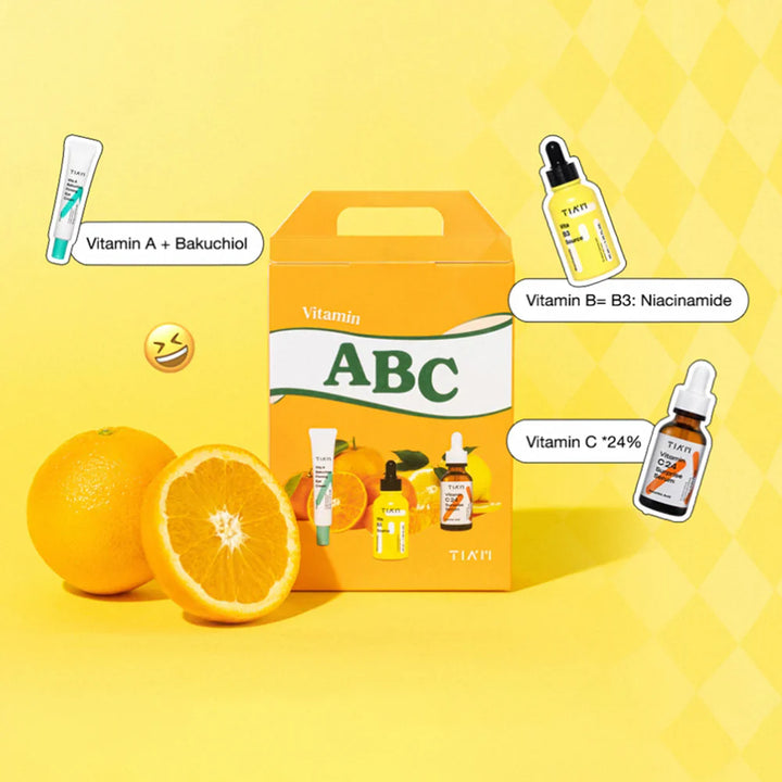 Tiam Vitamin ABC (set de 3 productos)