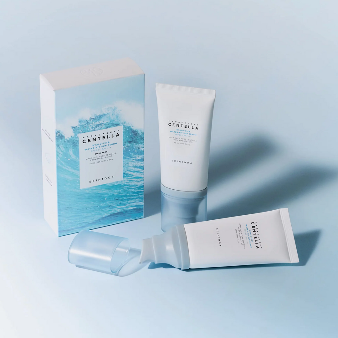 SKIN1004 Twin Pack Madagascar Centella Hyalu-Cica Water-Fit Sun Serum SPF50+ PA++++ (2 Products)