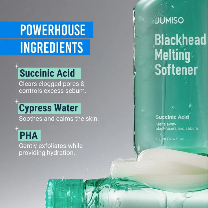 Jumiso Blackhead melting softener 150ml + cotton pad(40pads) set