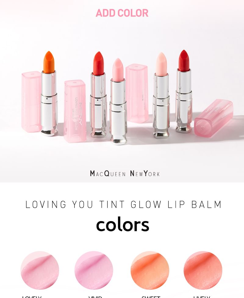 MACQUEEN - Loving You Tint Glow Lip Balm