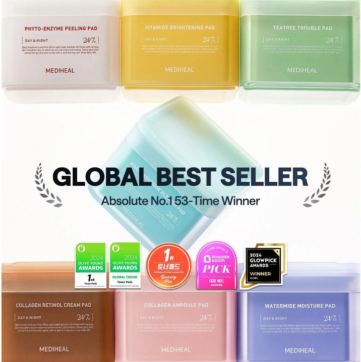 Mediheal Collagen Ampoule Pad 100 pads