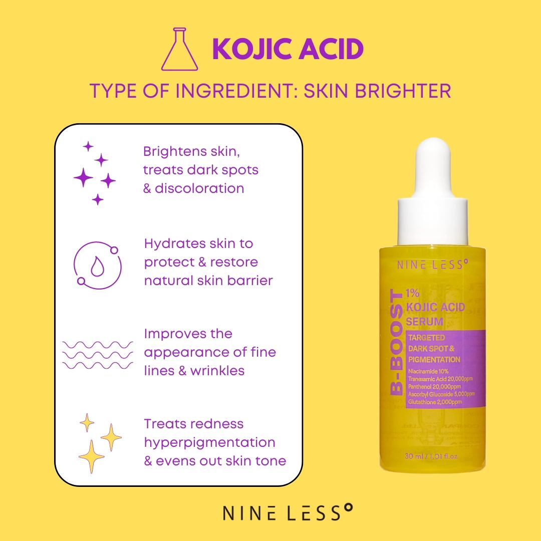 NINELESS - B-Boost 1% Kojic Acid Serum [30ml]