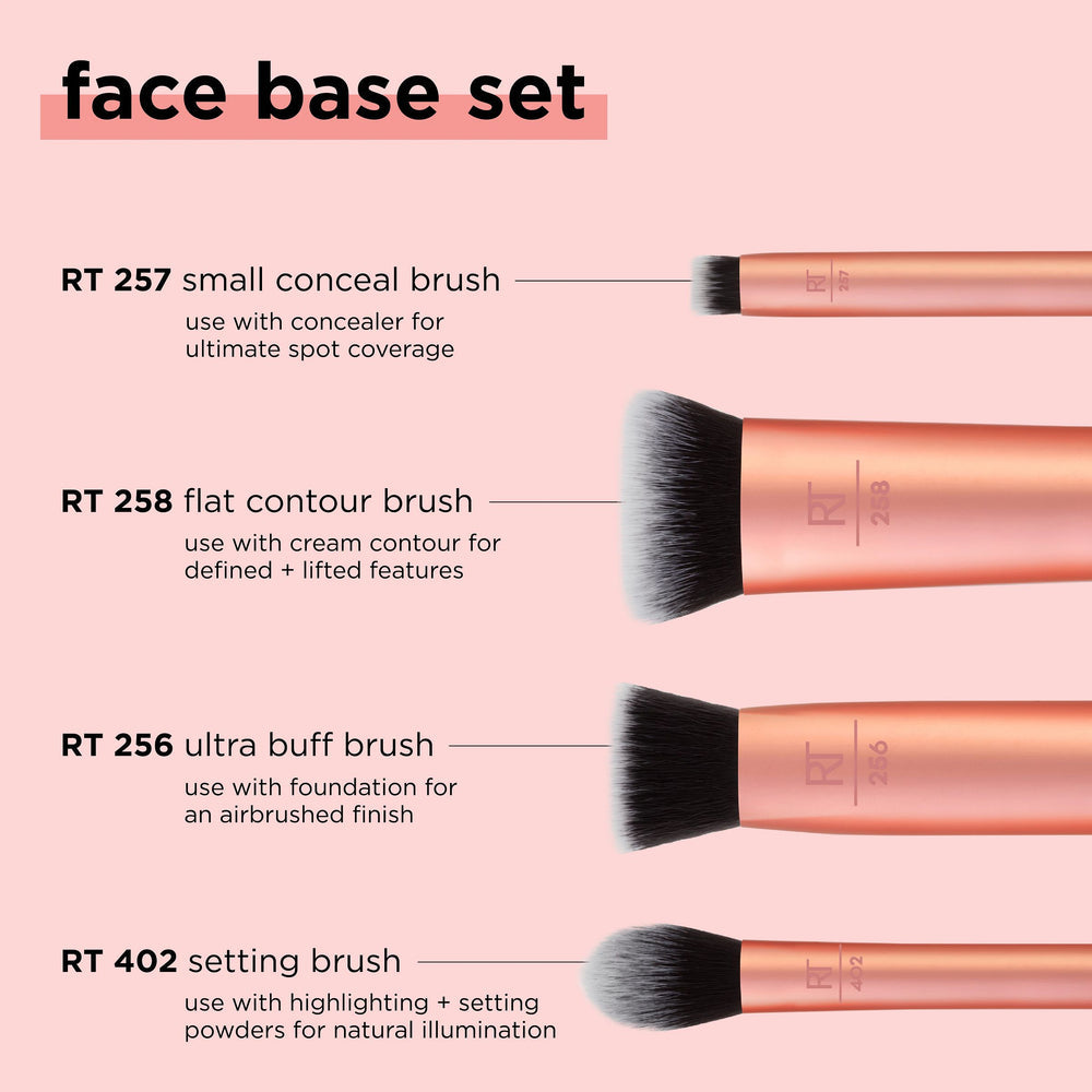 The real techniques Face Base Makeup Brush Set