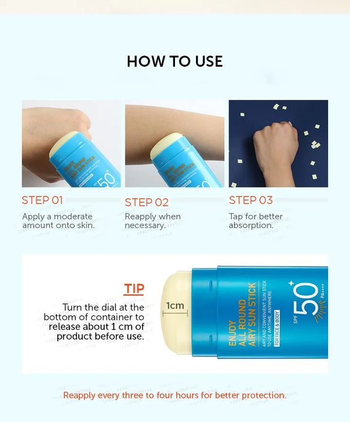 Scinic Enjoy All Round Airy Sun Stick SPF50+ PA++++