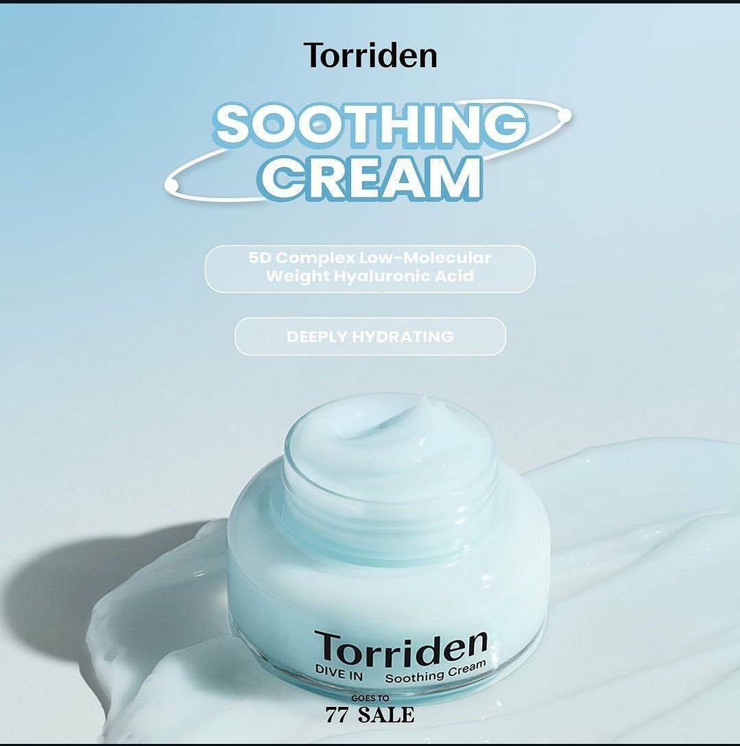Torriden dive soothing cream