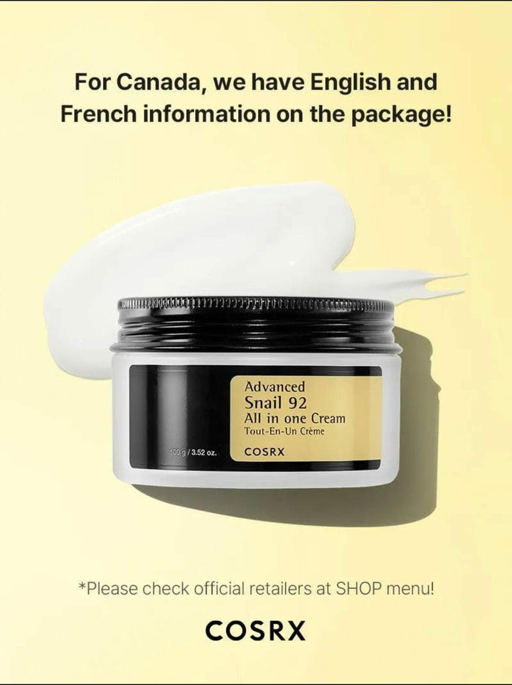 COSRX
Advanced Snail 92 All in One Cream |