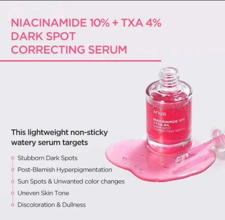 ANUA Niacinamide 10% + TXA 4% Dark Spot Correcting Serum