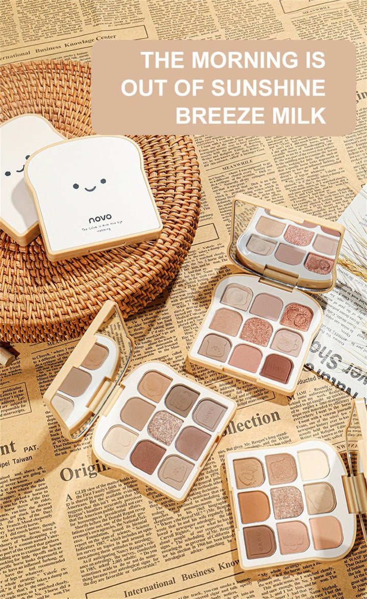 NOVO - 9 Colours Soft Toast Eyeshadow Palette