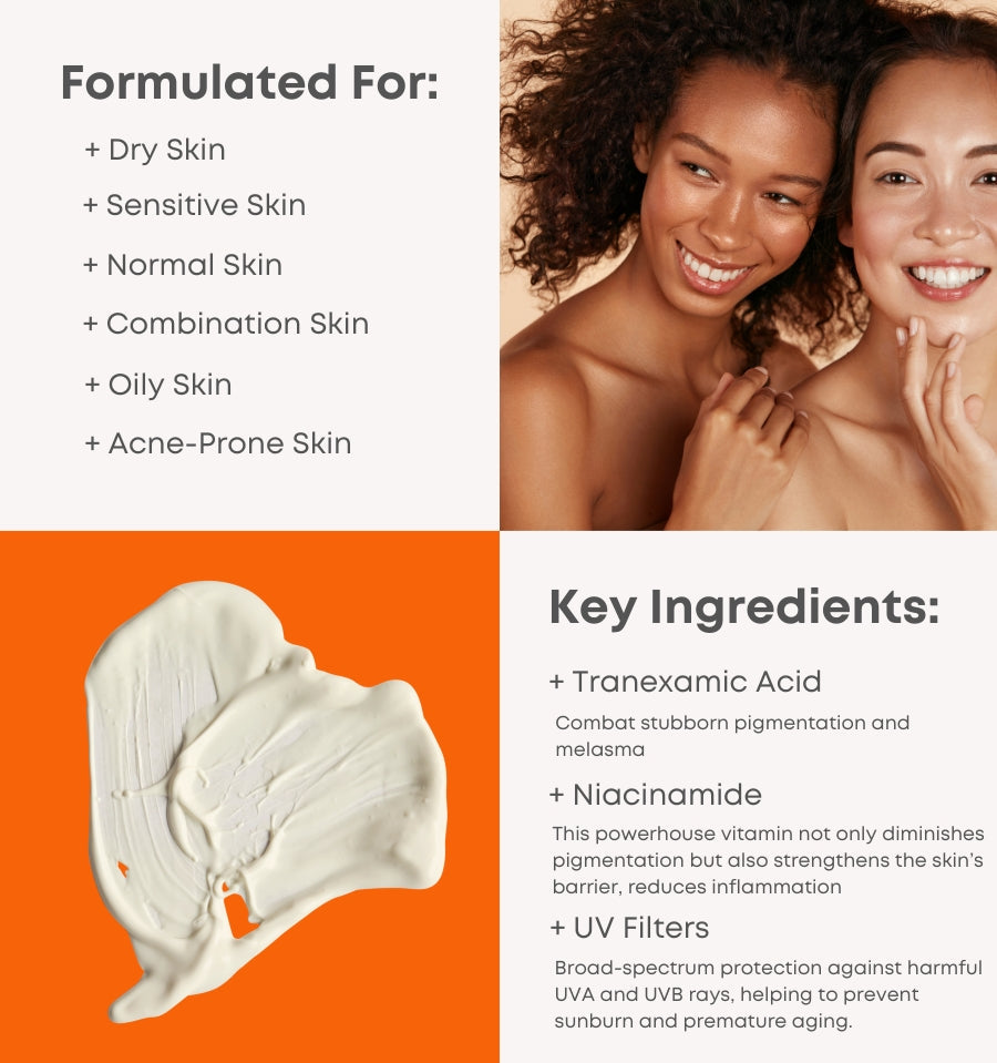 Nine less MELA-PRO Tranexamic Acid Sun Screen 100ml