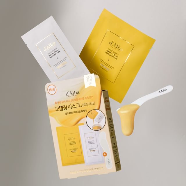 d’Alba – White Truffle Serum & Cream Modeling Mask