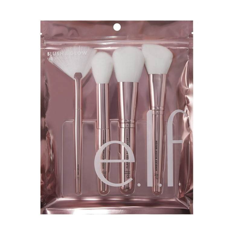 Elf blush & glow face brush kit