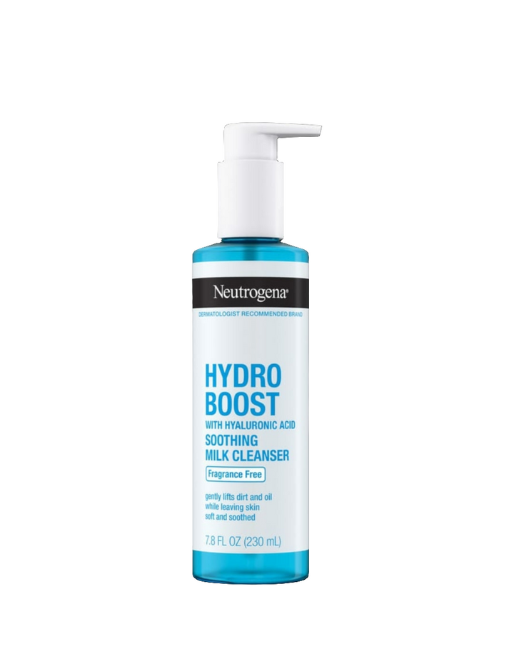 Hydroboost with hyaluronic acid soothing milk cleanser