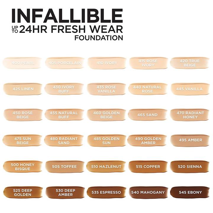 L'Oréal infallible fresh wear foundation